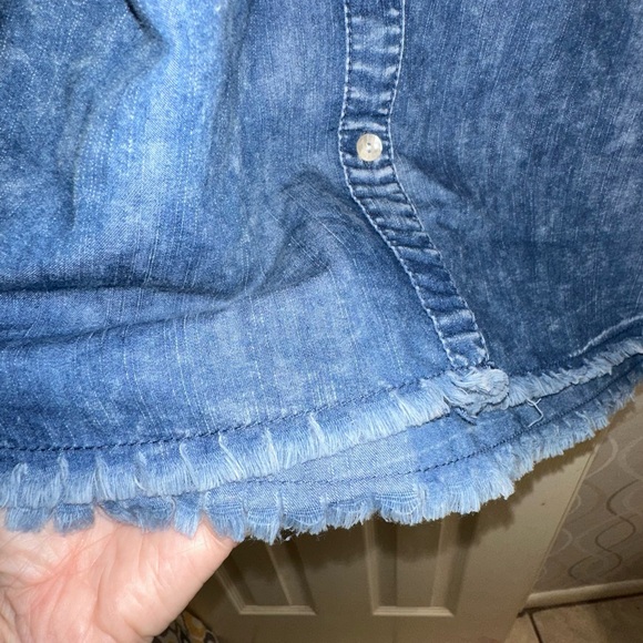 Denim Blue Women's Dress - Picture 3 of 5